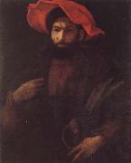Rosso Fiorentino Portrait of a Kinight oil on canvas